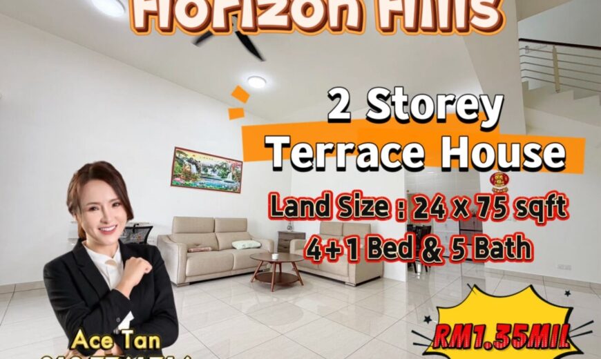 Horizon Hills – 2 Storey Terrace House – FOR SALE